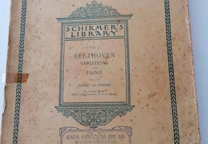 Partituras para piano de Beethoven, variações