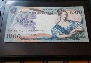 Nota 1000 escudos 1967