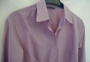 Blusa violeta, cintada - DI NAPOLI - Tamanho S