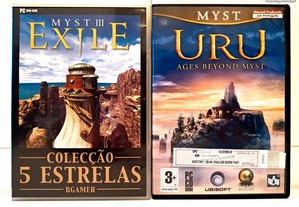 2 Jogos PC " Myst " ( Ler descrição ).