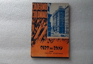 Livro - Cadernos Coloniais - Oiro do Rand por Julião Quintinha