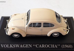 * Miniatura 1:43 Volkswagen Carocha (1960) Queridos Carros | Matricula Portuguesa
