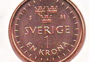 Suécia - 1 Krona 2016 - soberba