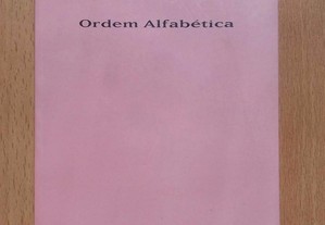 Ordem Alfabética / João Pedro Mésseder