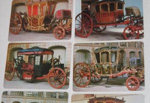coleção calendários de bolso coche antigo