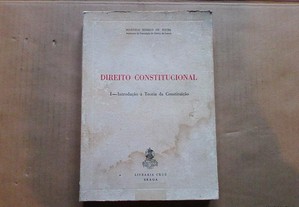 Direito constitucional: introdução a teoria da constituição