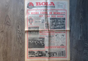 Antigo Jornal A Bola - Novembro 1974
