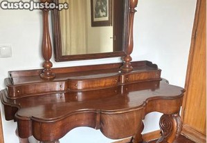 Budoir Inglês em mogno, de época Vitoriana