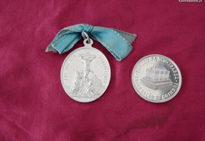 2 Medalhas S.Francisco Xavier, Rainha Santa Isabel