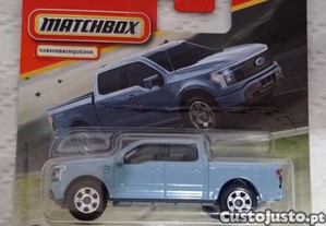 Ford F-150 Lightning 2022 Blue Matchbox