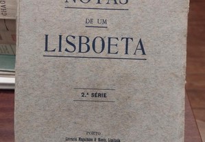 Notas de Um Lisboeta - Álvaro Pinheiro Chagas 1910