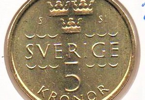 Suécia - 5 Kronor 2016 - soberba