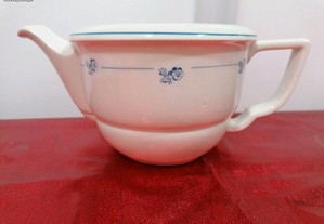 Bonito bule de chá antigo das porcelanas Candal