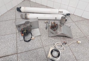 Vários ventiladores / extrator de fumos