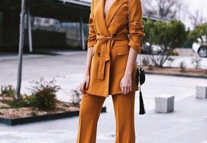 Blazer mostarda da Zara Woman