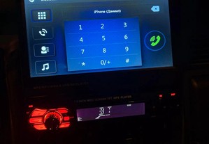 AutoRádio Touch Retrátil 1DIN NOVO Chamadas/BT etc