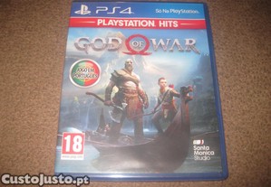 Jogo "God Of War" para a Playstation 4/Impecável!