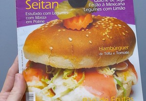 Duas revistas de receitas vegetarianas