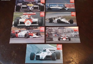 Postais publicidade Bial anos 80 Fórmula 1