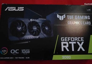GPU Gráfica RTX 3080 Asus TUF Gaming de 10Gb (1 ano de garantia)