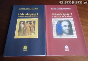 "LISBOALEIPZIG" - 2 Volumes de Maria Gabriela Llansol - 1ª Edição de 1994
