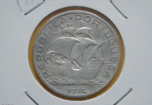 472 - República: 5$00 escudos 1932 prata, por 9,00