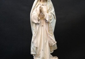Nossa Senhora de Fátima, escultura antiga em madeira