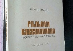 Filologia Barranquenha - J. Leite de Vasconcelos