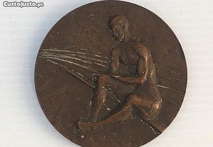 Rara ! Medalha antiga em bronze