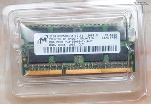 Memória Ram DDR3 2 Gb @ 1067 MHz - Mac e Pc