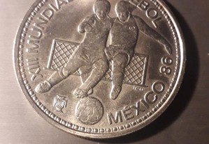 México 86 moeda 100 escudos Camp. Mundo Futebol