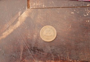 10 Centavos de 1930. Uma das moedas muito Raras