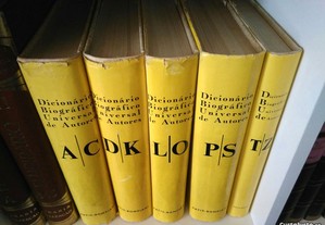 Dicionário Biográfico Universal de Autores (5 volumes) -