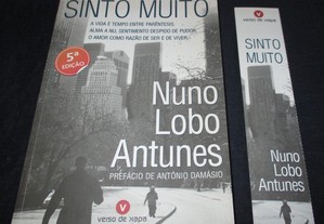 Livro Sinto Muito Nuno Lobo Antunes Verso de Kapa