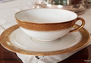 Grande Chávena de Chá Porcelana Limoges