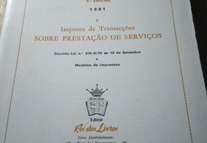 Código do Imposto de Transacções - Rei dos Livros (1981) -