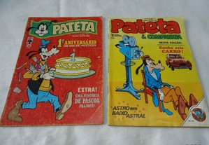 Dois livros do Pateta Walt Disney 1982/87