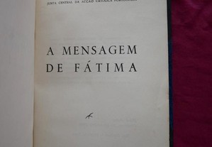 A Mensagem de Fátima. Editorial LOGOS 1961