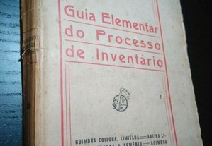 Guia Elementar do Processo de Inventário (1923) - A. J. Pereira e Sousa