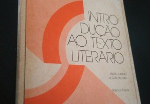 Introdução ao Texto Literário - Mário Carmo