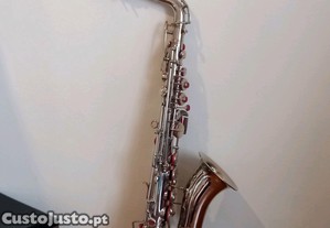 Saxofone Alto antigo com mala de transporte vintage