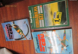 3 livros de bolso de Paul Brickhill