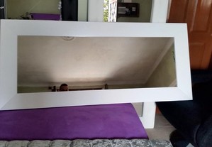 Espelho lacado branco 170x75cm