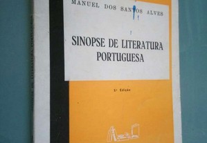 Sinopse de literatura portuguesa - Manuel dos Santos Alves