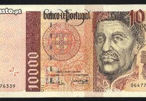 Espadim - Nota de 10.000$00 de 1996 - Bela