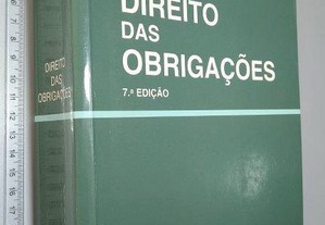 Direito das Obrigações (7.a edição) - Mário Júlio de Almeida Costa