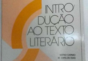 Introdução ao texto literário - Mário Carmo