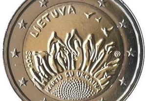 LITUÂNIA - Moedas comemorativas 2 euros -AM