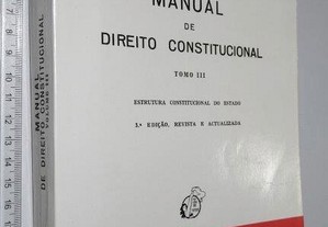 Manual De Direito Constitucional (Tomo III) - Jorge Miranda