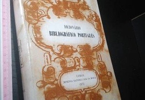 Dicionário Bibliográfico Português - Tomo XX - Inocêncio Francisco da Silva